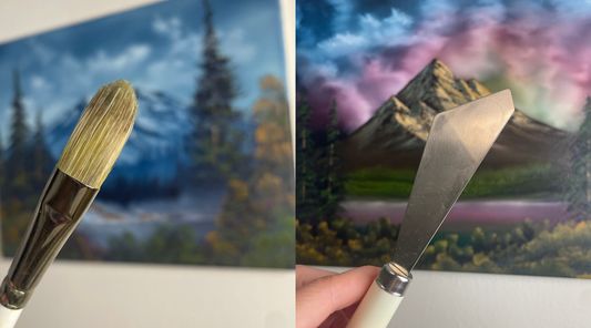 Tips for Using Bob Ross® Brushes and the Palette Knife