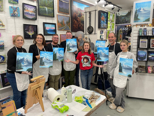 Experience The Joy of Painting®: Bob Ross Painting Classes in Olde Town Arvada, CO