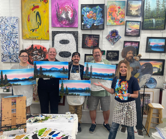 Learn to Paint Like Bob Ross® in Arvada, CO – Monthly Oil Painting Classes Near Denver