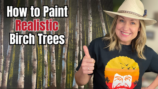How to Paint Realistic Birch Trees