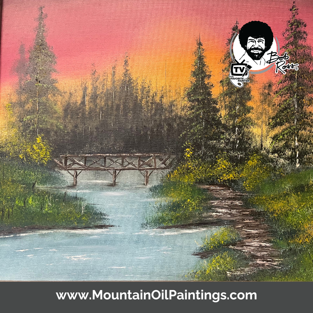 3-Hour Bob Ross® Wet-on-Wet Technique® Oil Painting Workshop Saturday, October 25, 2025 10am to 1pm