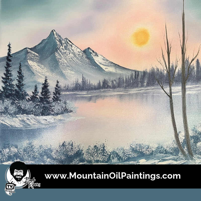 3-Hour Bob Ross® Wet-on-Wet Technique® Oil Painting Workshop Saturday, December 5, 2026 10am to 1pm