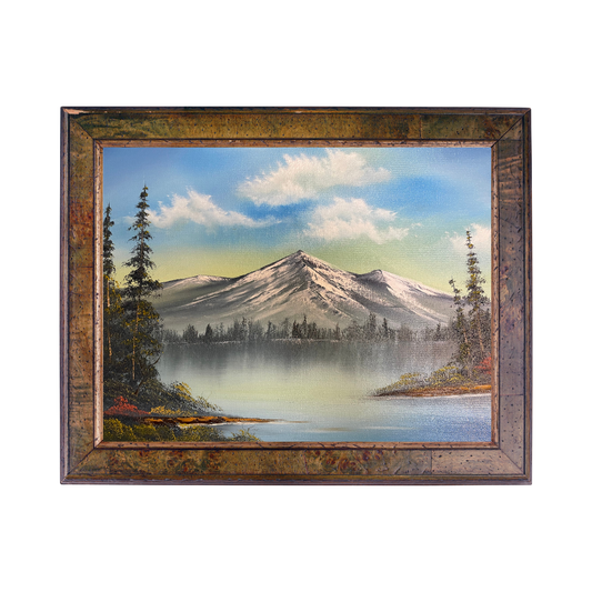 Classic Colorado - 11" x 14" -framed oil on canvas mountain oil painting